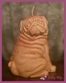 Kaars "Bulldog" lichtbruin € 12,99