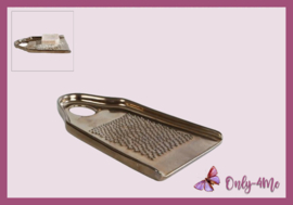 Rasp keramiek, oud goud € 4,99