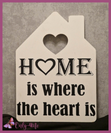 Bord "Home wit" € 17,99