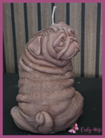 Kaars "Bulldog" bruin € 12,99