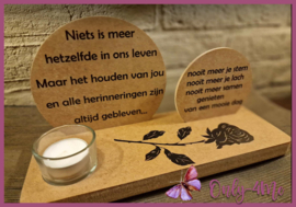 Theelichthouder dubbel rond € 19,99