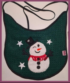 Kerstslabber "Sneeuwman" € 19,95