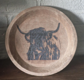 Robuust bord "Schotse Hooglander" € 19,99