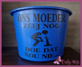 Ons moeder zeej nog...blauw € 9,99