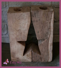Waxine kaarshouders 2-delig € 18,99