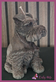 Kaars "Schnauzer"  bruin € 9,99