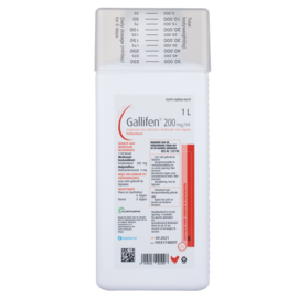 Gallifen 200 mg/ml breed werkend ontwormingsmiddel voor pluimvee (5 ml)