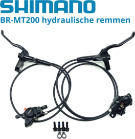 Shimano MT-200 hydraulische schijfrem set (voor + achter)