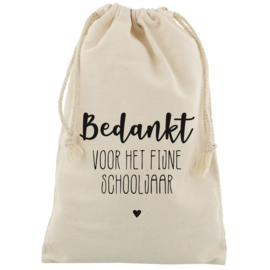 Cadeauzak | Bedankt schooljaar