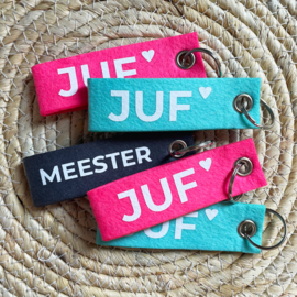 Sleutelhanger | Juf Meester