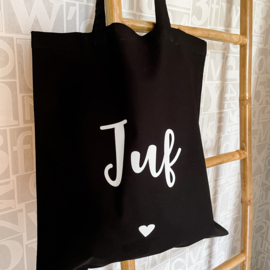 Tas zwart | Juf