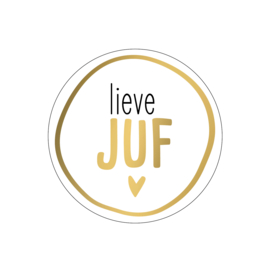 Stickers Lieve Juf | 5 stuks