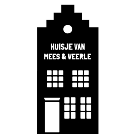 Raamsticker | Huisje van...