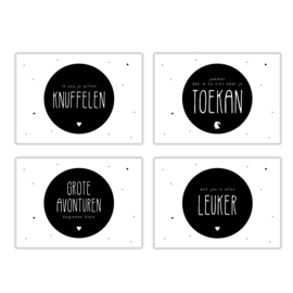 Ansichtkaart | Set 4 kaarten