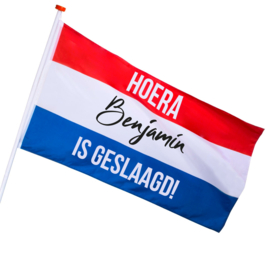 Vlag | Geslaagd met naam