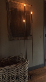 Floor candlestick Marloes 160 cm rust