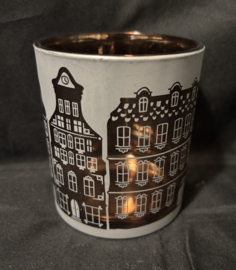 Theelichthouder met grachtenpand, nr 2