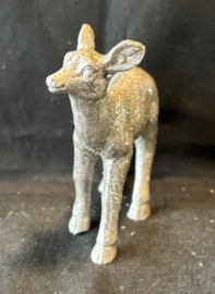 Hertje zilverkleur, staand, miniatuur