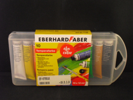 Plakkaatverf, 10 kleuren, Eberhard Faber