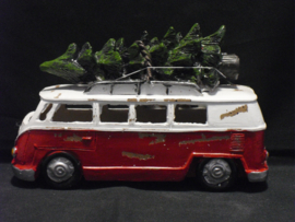 Bus met kerstboom, led