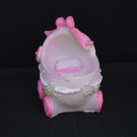 Taarttopper kinderwagen, roze