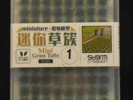 Mini grass tufts, kleur 1