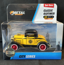 Klassieke oldtimer, geel