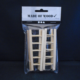 Ladders, grenen, 6 stuks, Made of Wood