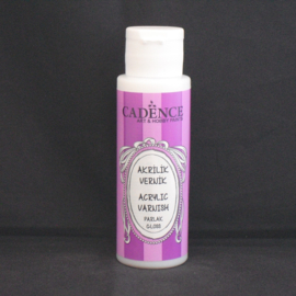 Acryl vernis, Cadence