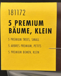 Premium bomen, 5 stuks, 181172