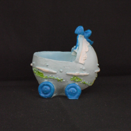 Taarttopper kinderwagen, blauw