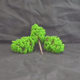 Groene loofbomen, 3 stuks