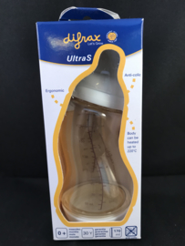 Babyflesje Ultra-S Difrax 170 ml, wit