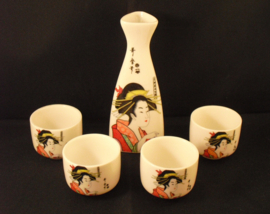 Saké setje 'Japan', 5 stuks