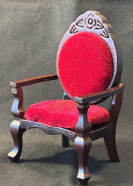 Klassieke stoel met rug- en armleuningen