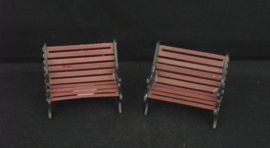 Park bankjes, 2 stuks, 34895
