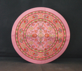 Vloerkleed rond, roze