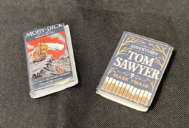 Leesboekjes, Tom Sawyer en Moby Dick, 2 stuks