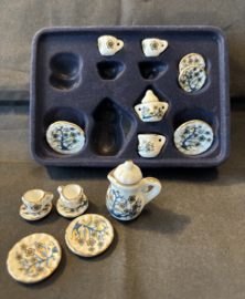 Theeservies, bloemtakken, 15 stuks