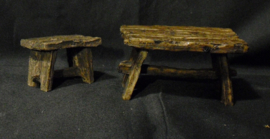 Tafel met bankje