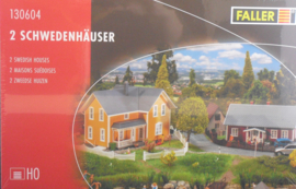 Zweedse huizen, 2 stuks, 130604