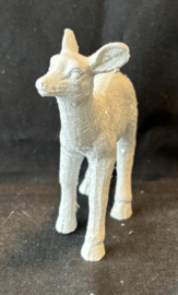 Hertje wit, staand, miniatuur