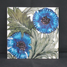 Arts and crafts, blauwe bloemen
