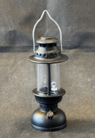 Lantaarn, retro, zwart met led lichtje