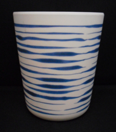 Beker van bamboe, blauw, marine