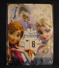 Frozen - draaikalender, met Anna, Elsa en Olaf
