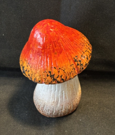 Paddenstoel, oranje, terracotta, Decoris