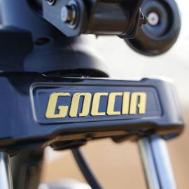 AGM Goccia gold edition voorvork beschermkapje zwart met goud origineel
