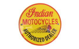 Indian Motorcycles emaille bord ø10cm