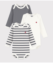 Petit Bateau - 3-pack rompers